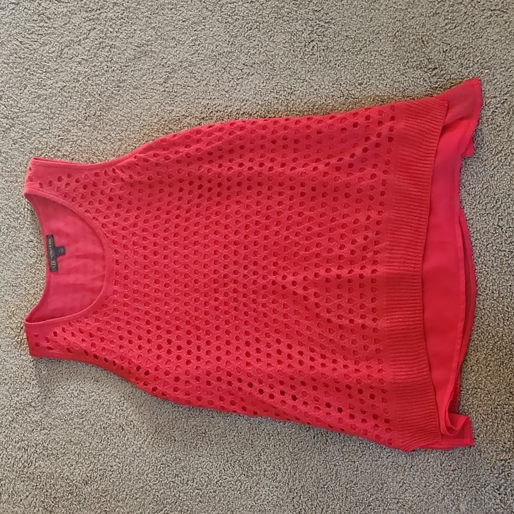Coral tank top XL